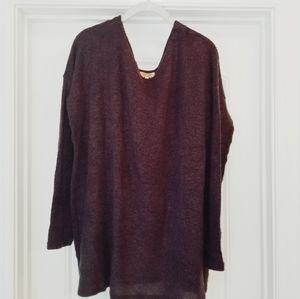 Plum lose fit box style sweater